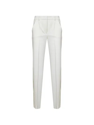 P.a.r.o.s.h Pressed-crease Tailored Trousers In 화이트