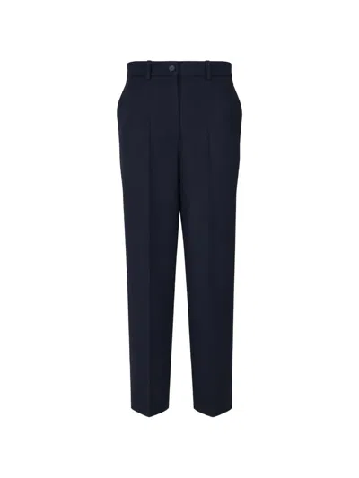P.a.r.o.s.h Pressed-crease Tailored Trousers In Blue