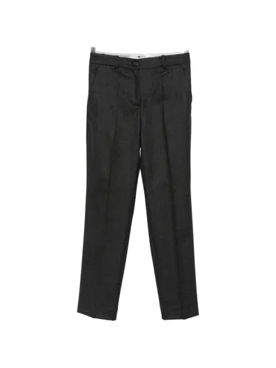 P.a.r.o.s.h Pressed-crease Tailored Trousers In Black