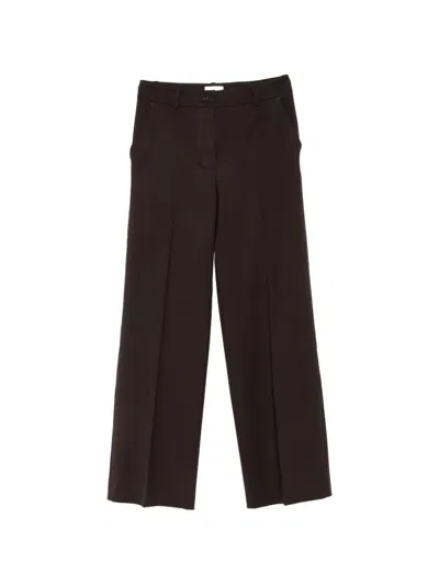 P.a.r.o.s.h Pressed-crease Trousers In Brown