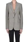 P.a.r.o.s.h Prince Of Wales Print Balzer In Gray