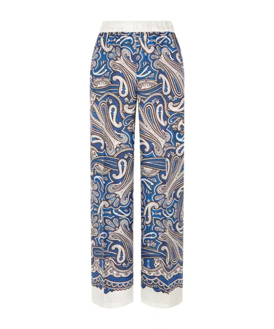 P.a.r.o.s.h Printed Casual Pants In Multi