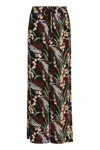 P.a.r.o.s.h Parosh Printed High-rise Trousers In Multicolor