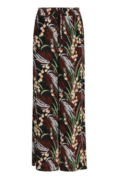 P.A.R.O.S.H PRINTED HIGH-RISE TROUSERS