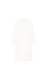 P.a.r.o.s.h Capotto Belted-waist Cashmere Peacoat In White