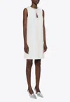 P.a.r.o.s.h Sequin-embellished Mini Dress In Cream