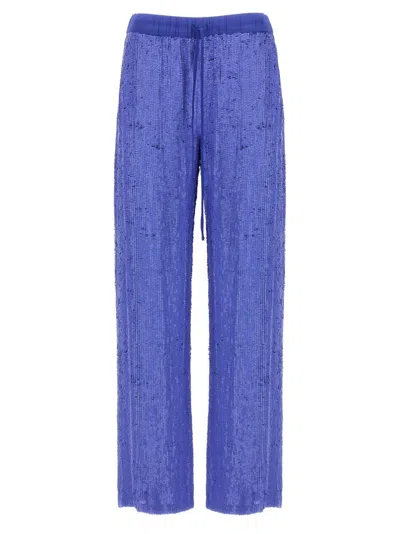 P.A.R.O.S.H PURPLE SEQUIN PANTS