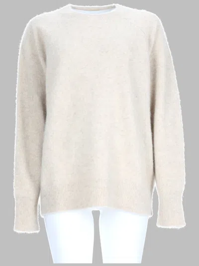 P.a.r.o.s.h . Raccoon Fur Jumper In Ivory