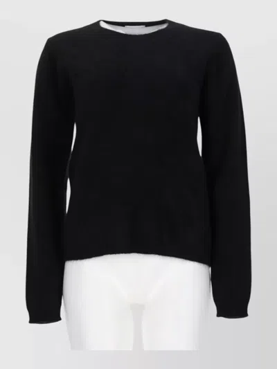 P.a.r.o.s.h P. A.r. O.s. H. Luxurious Racoon Fur Stane Sweater In Black