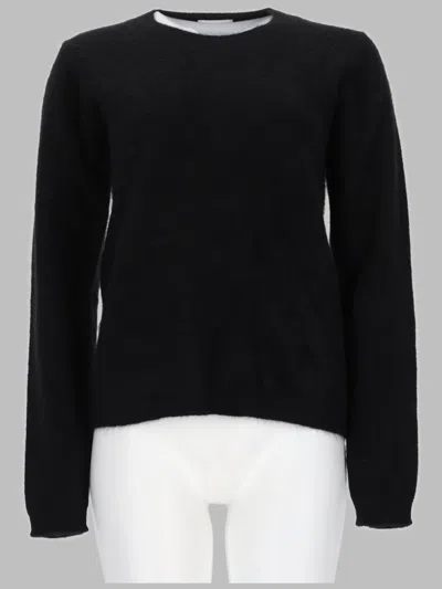 P.a.r.o.s.h . Raccoon Knit Sweater In Black