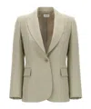 P.a.r.o.s.h White Single-breasted Blazer