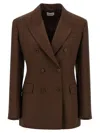 P.a.r.o.s.h . Raisa Blazer In Brown