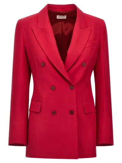 P.a.r.o.s.h Raisa Blazer In Red