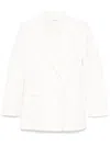 P.a.r.o.s.h Single-breasted Slim-cut Blazer In White