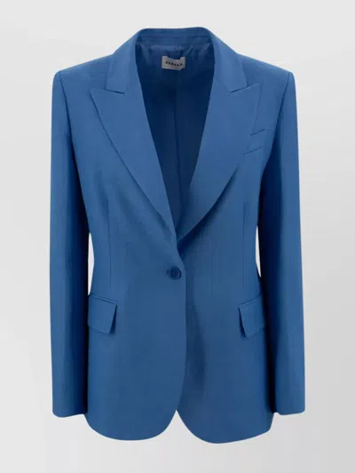 P.A.R.O.S.H RAISA BLAZER WITH DOUBLE BACK SLIT