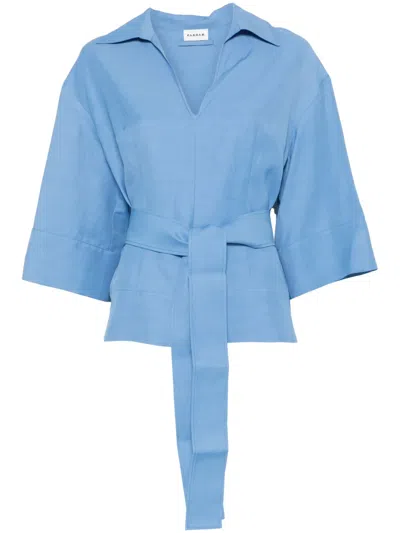 P.a.r.o.s.h Raisa Blouse In Blue