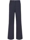 P.a.r.o.s.h . Side Striped Tailored Trousers In Blue