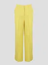 P.a.r.o.s.h Runa Pant In Yellow & Orange