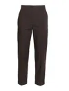 P.a.r.o.s.h Tapered-leg Cotton Trousers In Brown