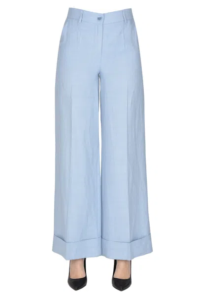 P.a.r.o.s.h Raisa Trousers In Blue