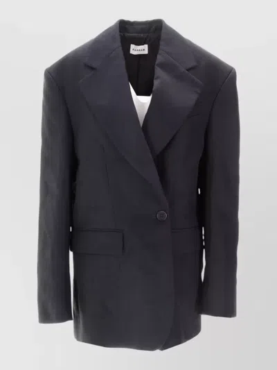 P.A.R.O.S.H RAISA25 TAILORED JACKET FRONT POCKETS