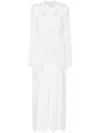 P.a.r.o.s.h Ram Maxi Dress In White