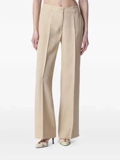 P.a.r.o.s.h Parosh Champagnecolored Viscose Trousers In Neutral