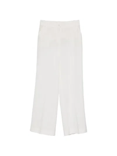 P.a.r.o.s.h Parosh Rania Tailored Trousers In White