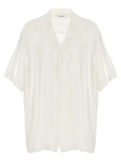 P.a.r.o.s.h White Beach Embroidered Shirt