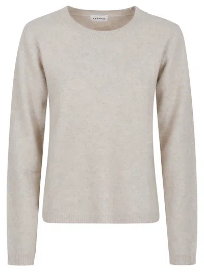 P.A.R.O.S.H RELAXED-FIT CREWNECK SWEATER IN LUXURIOUS RACCOON FUR
