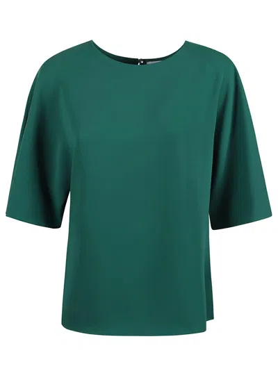P.A.R.O.S.H RELAXED-FIT POLYESTER TOP WITH KEYHOLE DETAIL