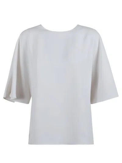 P.A.R.O.S.H RELAXED-FIT TOP WITH WIDE SLEEVES AND KEYHOLE DETAIL