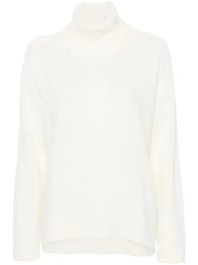 P.a.r.o.s.h Relaxed Fit Turtleneck Sweater In White