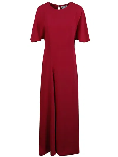 P.A.R.O.S.H P.A.R.O.S.H. RELAXED SILHOUETTE EVENING DRESS WITH KEYHOLE BACK DETAIL