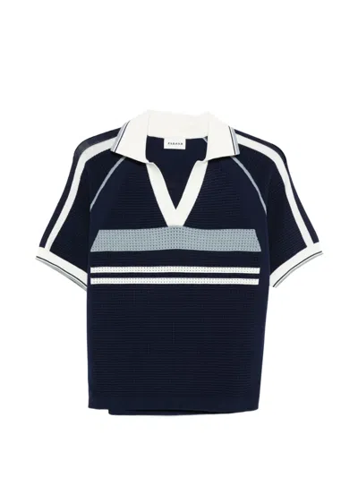 P.a.r.o.s.h Renfield Short-sleeve Knitted T-shirt In Black