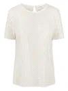 P.a.r.o.s.h Rhinestone-embellished Blouse In Neutrals