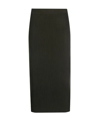 P.a.r.o.s.h Rib Skirt In Black
