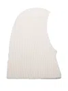 P.a.r.o.s.h Ribbed Balaclava In Neutral