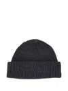 P.a.r.o.s.h Ribbed Beanie Hat In Blue