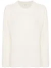 P.a.r.o.s.h Ribbed-knit Cashmere Jumper In White