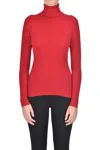 P.a.r.o.s.h Ribbed Knit Pullover In Red