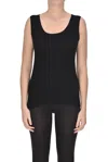 P.a.r.o.s.h P. A.r. O.s. H. Woman Top Charcoal Size S Virgin Wool In Black