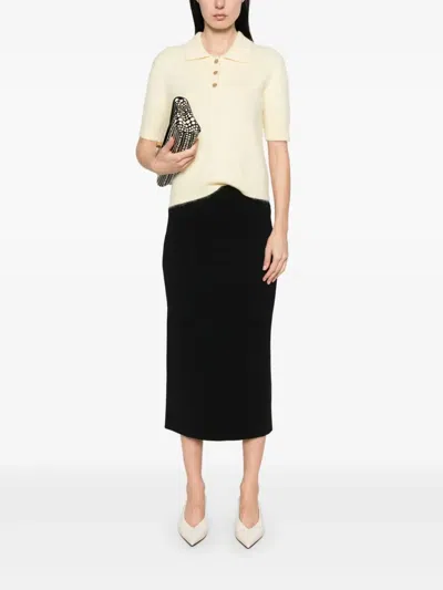 P.A.R.O.S.H RIBBED MIDI SKIRT