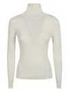 P.a.r.o.s.h Ribbed Roll-neck Knitwear In White