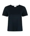 P.a.r.o.s.h Round-neck Knitted T-shirt In Black