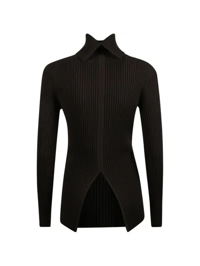 P.a.r.o.s.h Ribbed Sweater In Brown