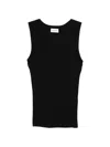 P.a.r.o.s.h Geripptes Top In Black