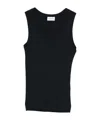 P.a.r.o.s.h Geripptes Top In Black