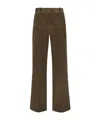 P.a.r.o.s.h Ribbed Trousers In Green