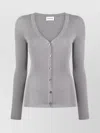 P.a.r.o.s.h Ribbed Knit V-neck Cardigan